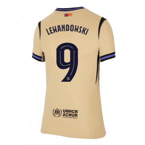 Billige Fotballdrakt Barcelona Robert Lewandowski #9 Replika Bortedrakt Dame 2025-26 Kortermet Billige Fotballdrakt Barcelona Robert Lewandowski #9 Replika Bortedrakt Dame 2025-26 Kortermet